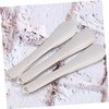 Ipetboom 3sets Metal Makeup Spatula Mini Beauty Scoop for Face