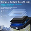 CLAONER Solar Lights Outdoor, [128 LED/6 Packs] Solar Motion Sensor
