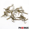 Bronze Treble Hooks, Size 10, Pack of 50 Ideal for