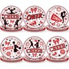 60Pcs Cheer Plates Party Supplies Decorations Cheerleader