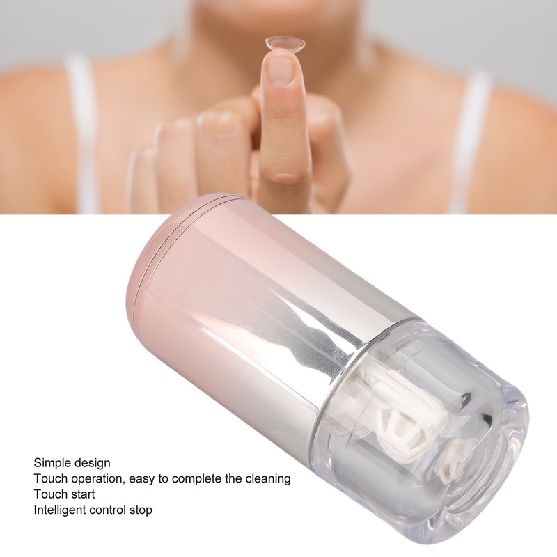 Automatic Contacts Cleaner USB Charging Tear Proteins Removal Portable Contact