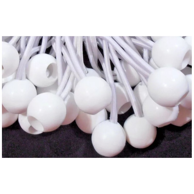 ctt/itt BALL BUNGEE CORD LOT OF 10 PC. 6" INCH