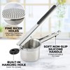 MOTYYA Stainless Steel Potato Ricer Heavy Duty Potatoes Masher With