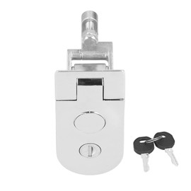 Leapiture RV Door Lock Trailer Entry Door Lock Compression Latch Powder Coated Zinc Alloy Antirust for Motorhome Yacht