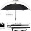 G4Free 72 Inch Huge Large Oversize Golf Umbrella Automatic Open