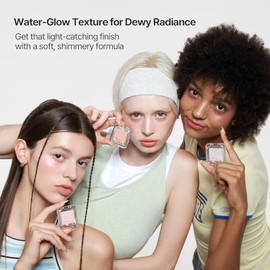 2aN Resaltador Pure Glash – Iluminador de polvo con brillo similar al vidrio para un resplandor natural y radiante | Fórmula modulable, duradera y lig
