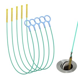 CYMYGS 30 Inch Drain Snake Twister,Drain Unblocker Tools(5 Pack), Long and Flexible Anti-Break Sink Unblockers Tool, Drain Spiral Cleaning Hook Sticks for Bathroom Sinks, Shower, Kitchen