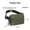 WESTBRONCO Fanny Packs for Women Men, Belt Bag with 4