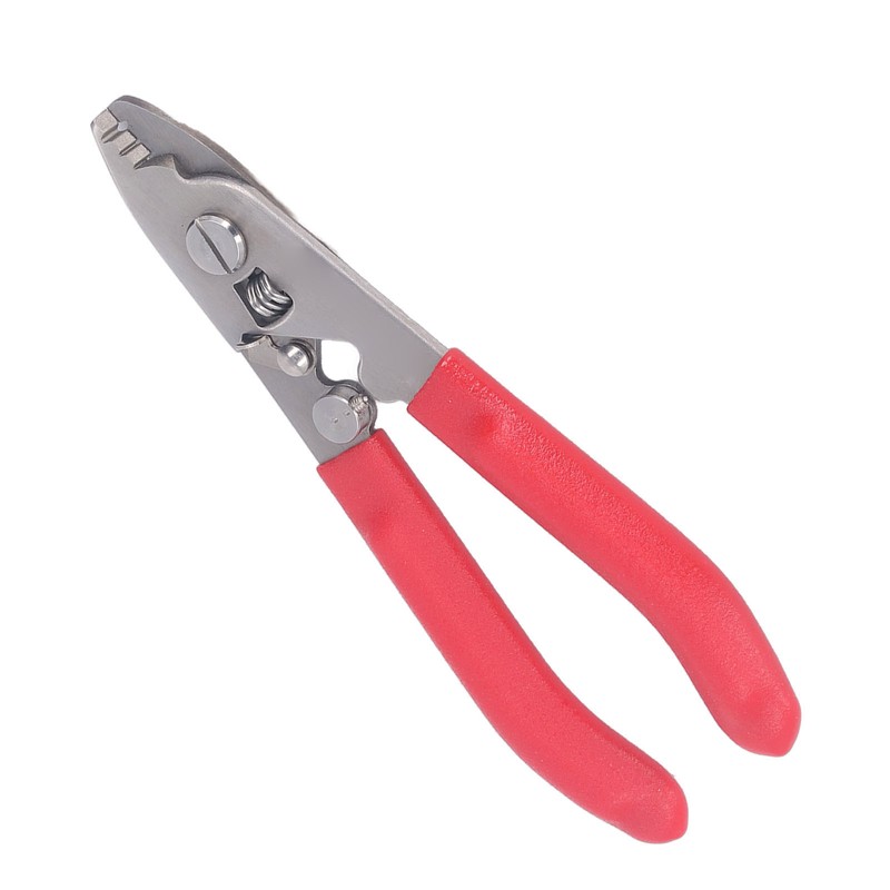 Fiber Optic Stripper Stainless Steel 3 Port Wire Stripper Pliers