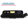 TROUFY High Capacity Hard Pool Cue Case 3x4 ABS Material