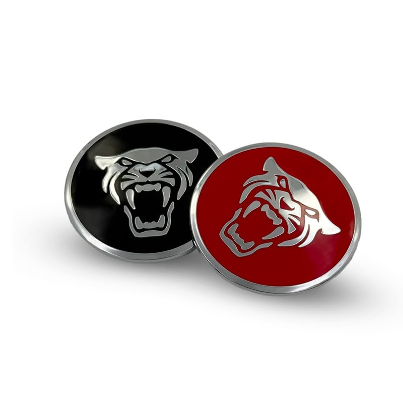 AJLOTMO Gear Shift Knob Cover Decoration Trim Emblem Sticker for