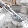 Gadget limpieza Cepillo Con Dispensador De Jabon Lava Traste Esponja