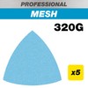 Trend Professional 93 mm Delta Sanding Pads for Multi-Tools, 320