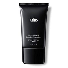 Jolie Cosmetics Mineral Liquid Powder Foundation Natural Beige