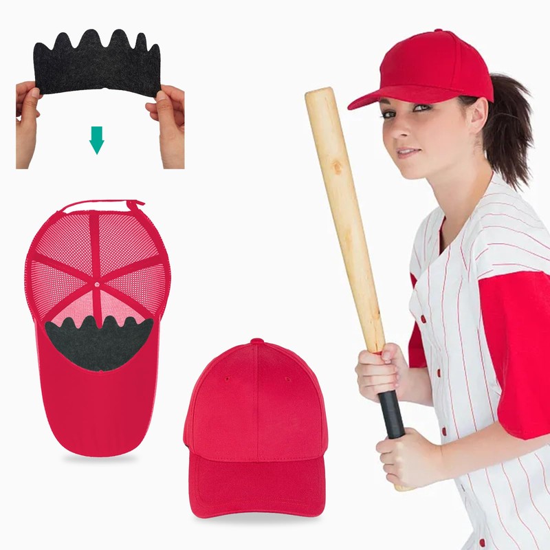 6 Pcs Baseball Caps Inserts Flexible Washable Reusable Hat Felt