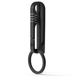 KeyUnity Titanium Carabiner Keychain Clip, Keyring Clip, Belt Key Holder, Ideal for Men & Women Outdoor & Home Use