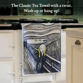 IF Dry Humour - Tea Towel - The After Dinner Scream, Pattern