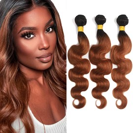 P1BGrey Bundle Highlight Grey Body Wave Human Hair Bundles #1BGray Ombre 3 Bundles 26 28 30 Inch Two Tone Salt And Pepper Bundle Gray Body Wave Hair Weave