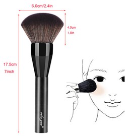 Vela.Yue Super Large Powder Brush Soft Fluffy Face Loose Mineral Foundation Makeup Brush