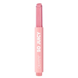 ColourPop So Juicy Plumping Lip Gloss Balm - Hydrating Lip Gloss & Balm with Peptides & Pearl Finish - Non-Sticky Formula - Visibly Plumps Lips & Delivers Buildable Color - Girly Pop (0.07 oz)