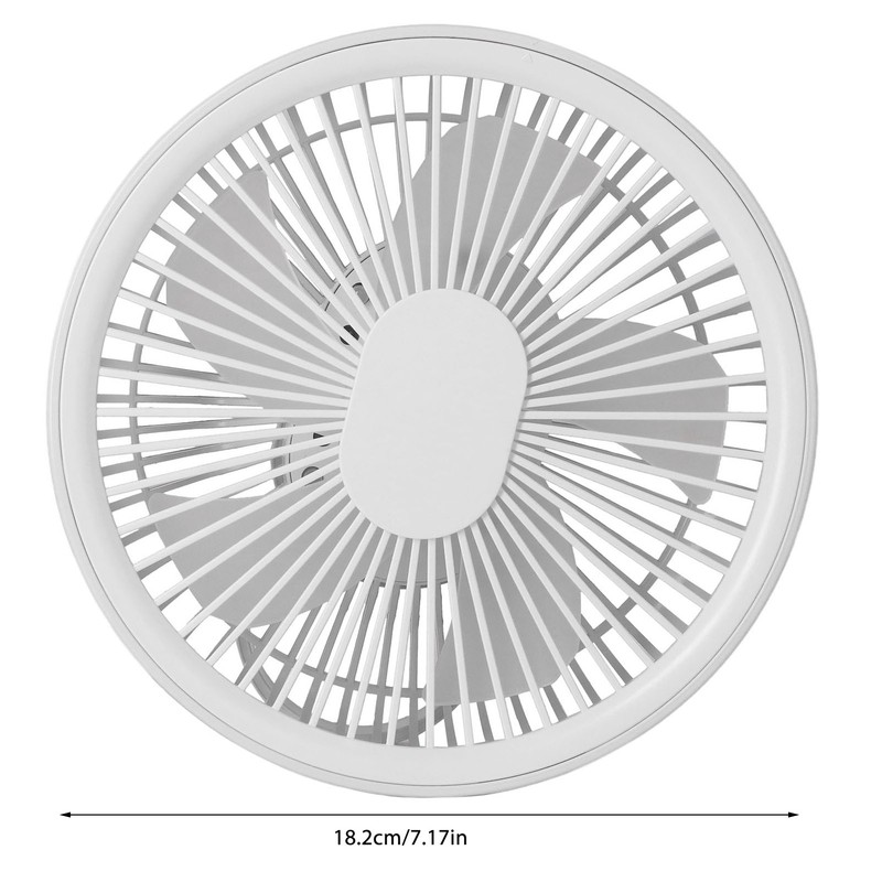 2 in 1 Desktop Fan ABS PP 4000mah 3 Gears