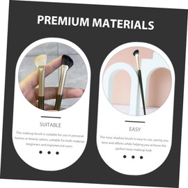 Healeved Pcs Nose Contour Brush for Face Makeup Highlighter Makeup Brush Set Portable Women's for Nose Shadow