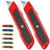 DIYSELF 2 Pack Box Cutter Retractable, Box Opener Tool Exacto