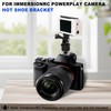 for ImmersionRC Powerplay Camera Hot Shoe Bracket, 360° Adjustable Angle,