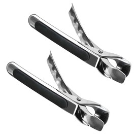 GIONAR Pack of 2 Tongs for Hot Air Fryer, Non-Slip Dish Tongs, Airfryer Tongs, Oven Tongs for Hot Air Fryer, Suitable for Kitchen, Anti-scald Clip Made of Stainless Steel