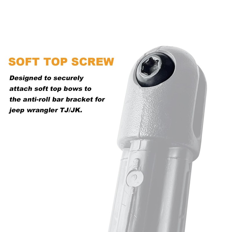 Soft Top Screws Bolts for Jeep,Soft Top Mounting Screws Bolts
