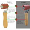 Ergonomic Silicone Seam Roller 1-7/16" Dia X 1-3/4" (1, Single-Head)