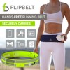 FlipBelt Reflective Running Belt Reflective Neon Yellow, Extra Large