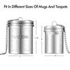 House Again Tea Infuser (2 Pack, Large + Small), Extra