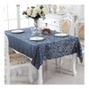 BHOMTY Rectangular Tablecloth Hotel Tablecloths Ideal for Home, Events, Conferences,