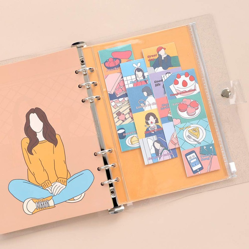 Monolike A5 FALL IN NEWTRO Diary Set, Doughnut - Academic