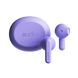 Sudio A3 Purple Fog - The All-Day Earbuds. Balanced Listening Experience, Enhanced Microphones, Multi-Point Bluetooth Connection, Bluetooth 5.4, Water Resistance IPX4
