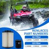 RARAYC ATV Spark Plug Air/Oil Filter Kit Compatible wiht Polaris