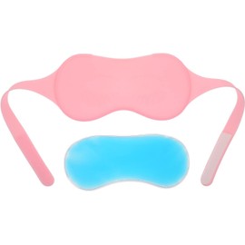 Mascarilla de Gel para Ojos Silicona para Descanso Compresa Caliente y Fría Ligero para Viaje y para Mujeres y Uso