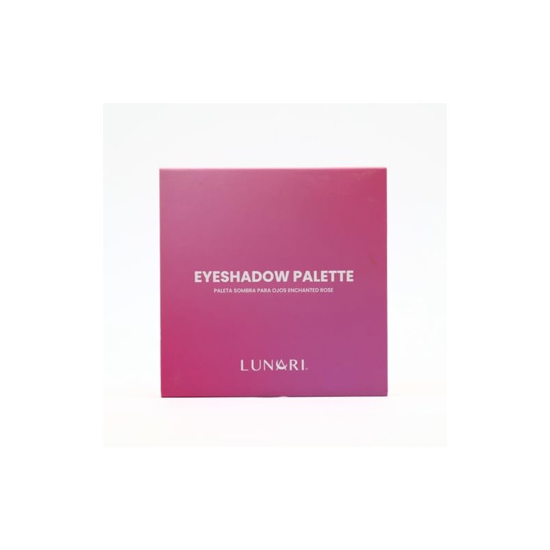 Lunari Paleta de Sombras para Ojos Enchanted Rose, Verstil, Multicolor