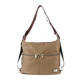 Keskulu Design DC3-011 Women's Shoulder Bag, 3-Way Qu'est ce Que Le "Design"? Semi-Shoulder Backpack, Daypack, Backpack,, Khaki