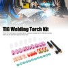 49Pcs TIG Welding Torch Kit Collets Ceramic Nozzles Cups Replacement