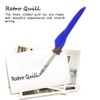 European Retro Quill Alloy Feather Writing with Pen Nibs Gift