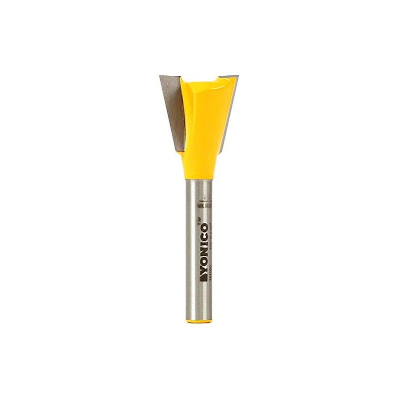 YONICO Router Bits Dovetail 14 Degree X 3/4-Inch 1/4-Inch Shank