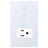 KEYGMA Combination Smart Touch Light Switch and Smart WiFi Power