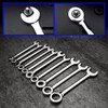 alladaga Mini Combination Wrench Set, Metric and SAE Small Wrench