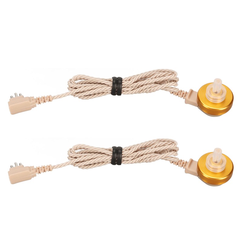 2 Set BTE Sound Aid 3 Pin Cable Wire Clearer