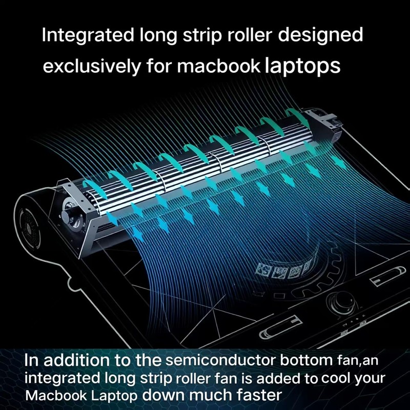 Cooling Pad for MacBook Air Pro 14 15 16 17