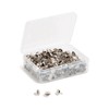 U Brands Silver Thumb Tacks, Office Supplies, Bulletin Board Accessories,