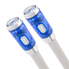 REY Adjustable Flexible LED Light for Reading, Working... Hands Free Hanging on Neck Blue