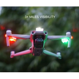 VIFLY Drone Strobe Light, Anti Collision Light for FAA Drone Night Flying, Fits DJI Mini 3 Pro/Mini 4 Pro/Mini 2/Air 3/Air 3S/Mavic 3/Mavic 2/Avata/Neo/Flip(1pc pack)